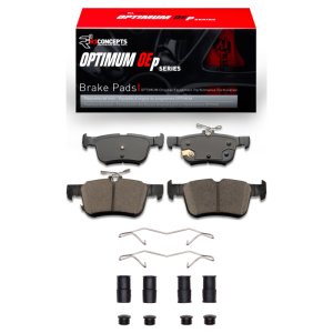 Ford Police Responder Hybrid Brake Pads - Rear - R1 Concepts - Optimum OE - `13-`24